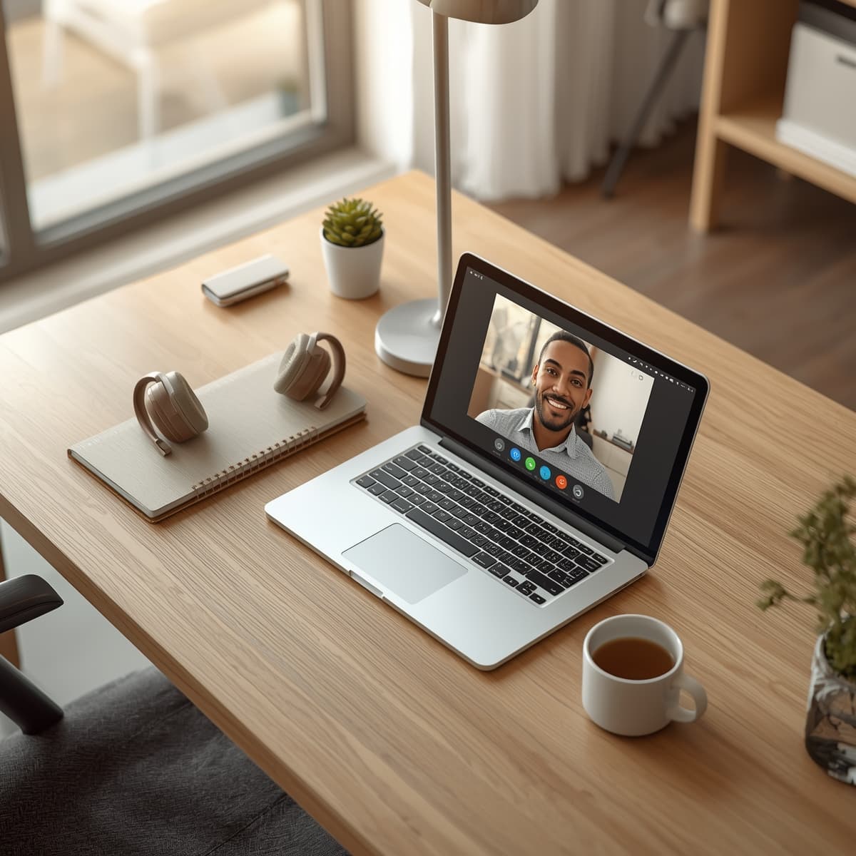Remote work setup